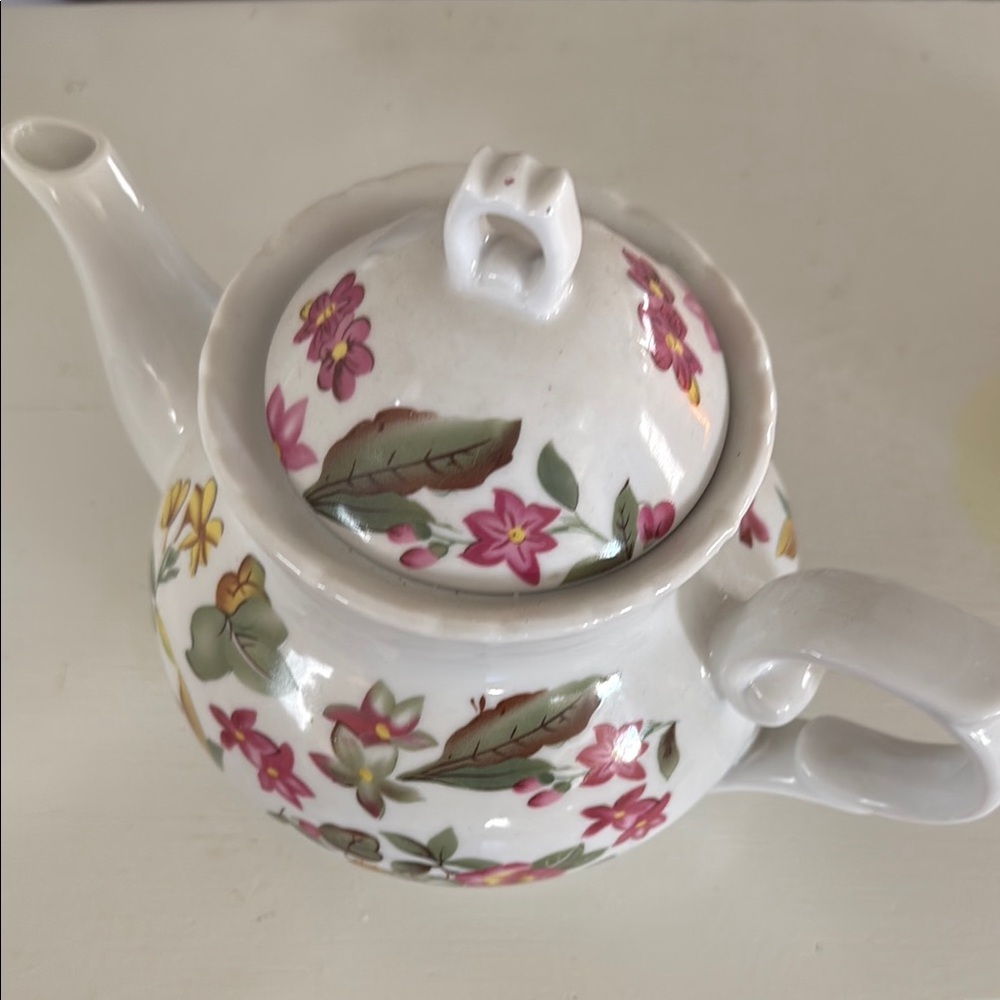 Floral Ceramic Teapot